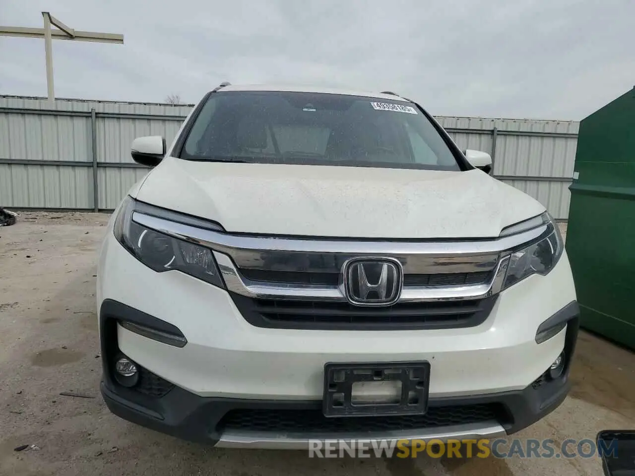 5 Photograph of a damaged car 5FNYF6H53KB078992 HONDA PILOT 2019