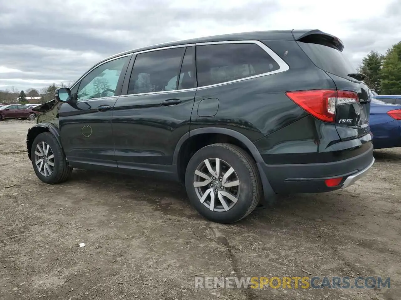 2 Photograph of a damaged car 5FNYF6H55KB018938 HONDA PILOT 2019