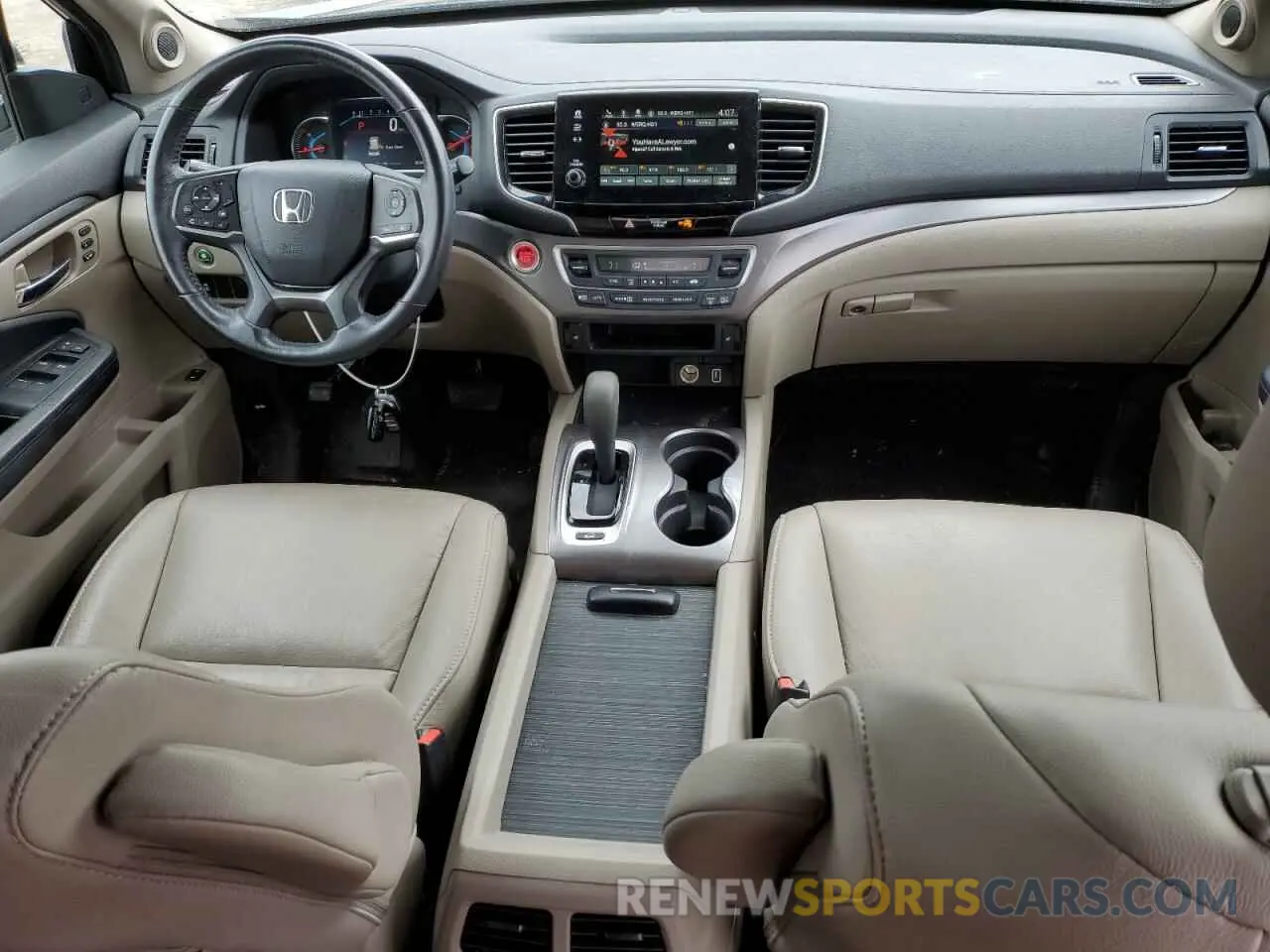 8 Photograph of a damaged car 5FNYF6H55KB018938 HONDA PILOT 2019