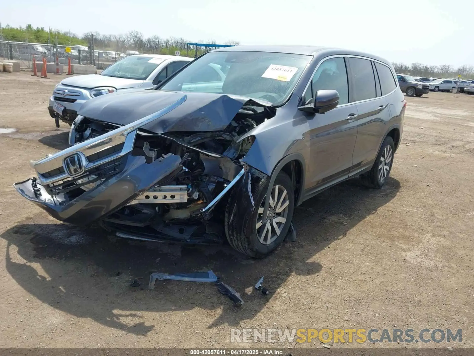 2 Photograph of a damaged car 5FNYF6H55KB082929 HONDA PILOT 2019