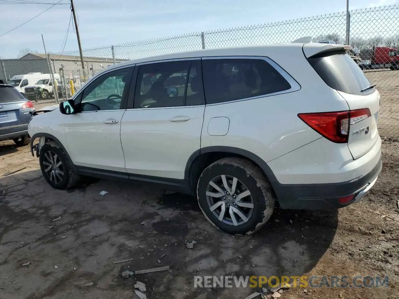 2 Photograph of a damaged car 5FNYF6H56KB023775 HONDA PILOT 2019