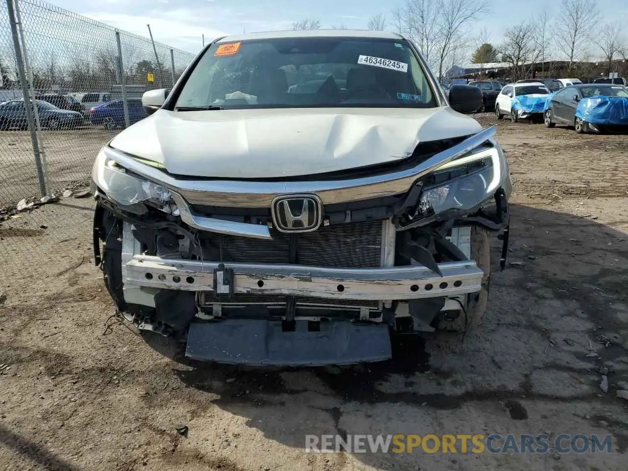 5 Photograph of a damaged car 5FNYF6H56KB023775 HONDA PILOT 2019