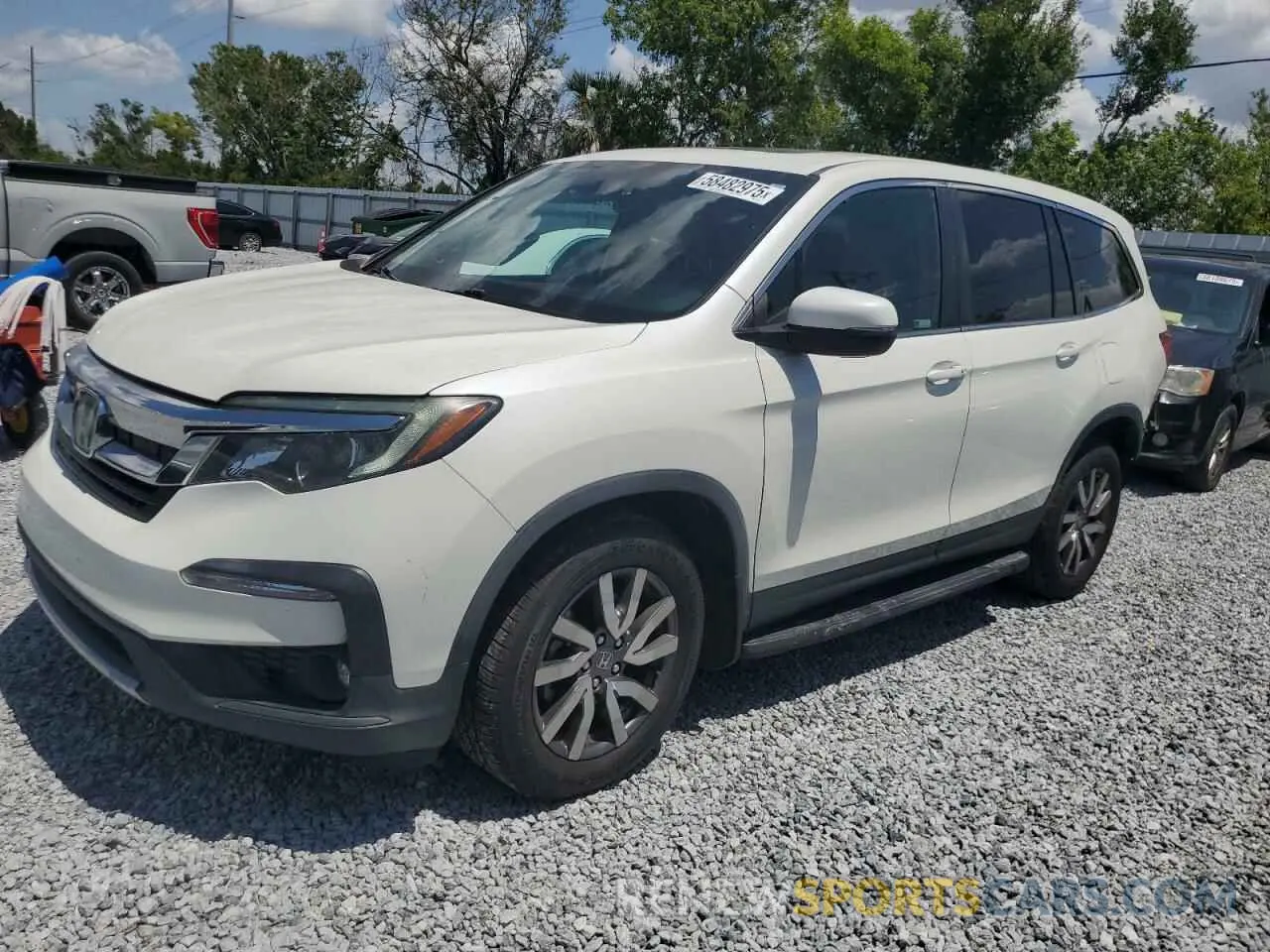 1 Photograph of a damaged car 5FNYF6H56KB068232 HONDA PILOT 2019