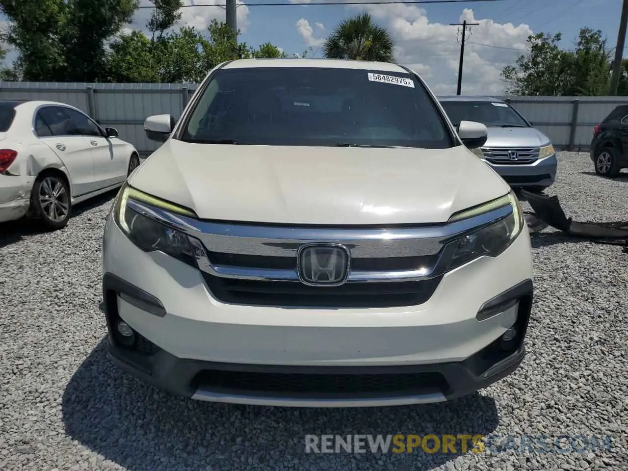 5 Photograph of a damaged car 5FNYF6H56KB068232 HONDA PILOT 2019