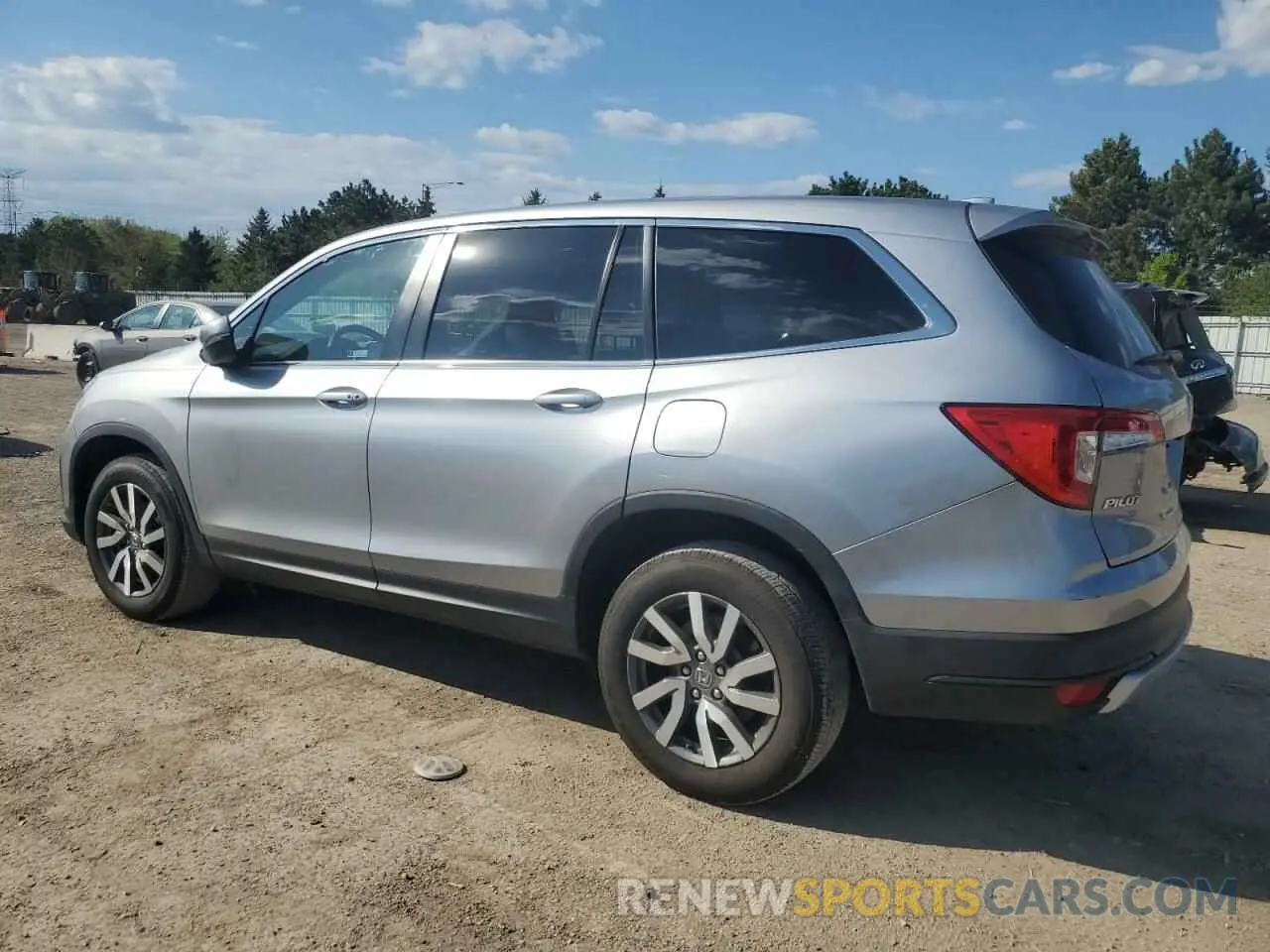 2 Photograph of a damaged car 5FNYF6H56KB097889 HONDA PILOT 2019