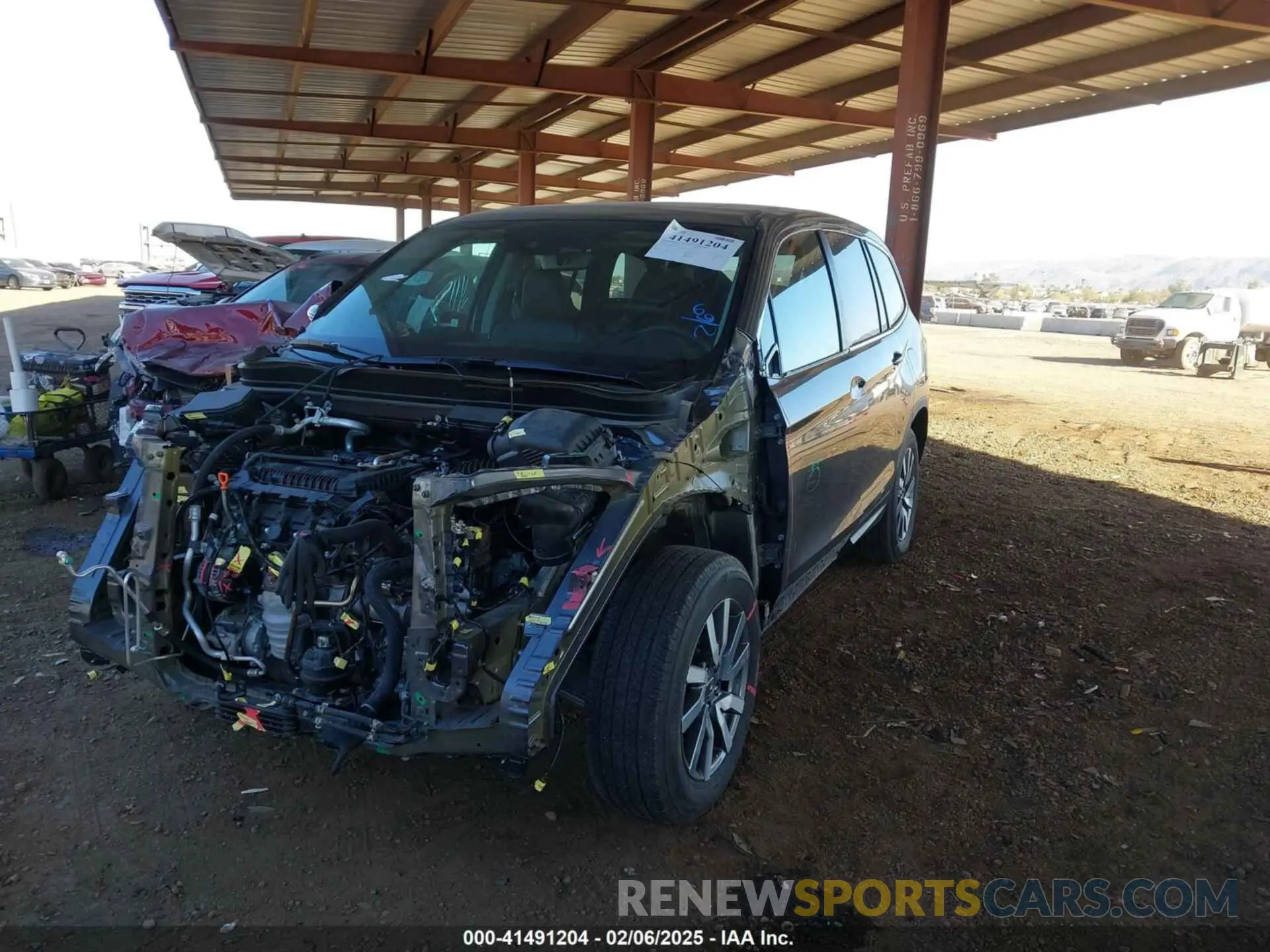 2 Photograph of a damaged car 5FNYF6H56KB099156 HONDA PILOT 2019