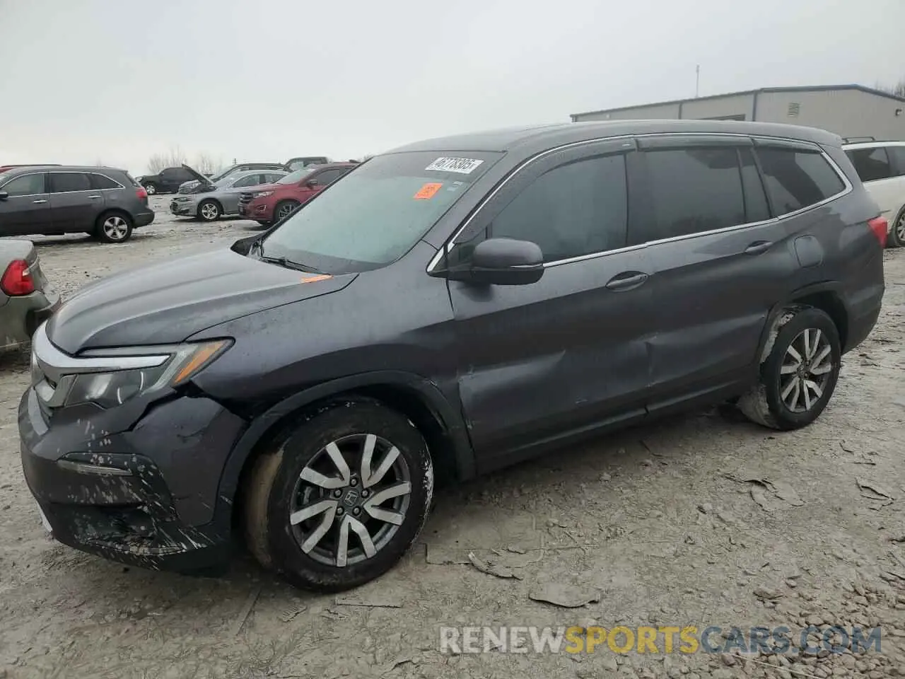 1 Photograph of a damaged car 5FNYF6H57KB045915 HONDA PILOT 2019