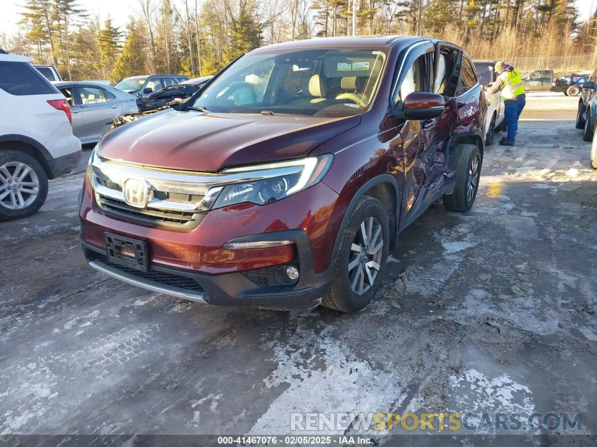 2 Photograph of a damaged car 5FNYF6H58KB051447 HONDA PILOT 2019