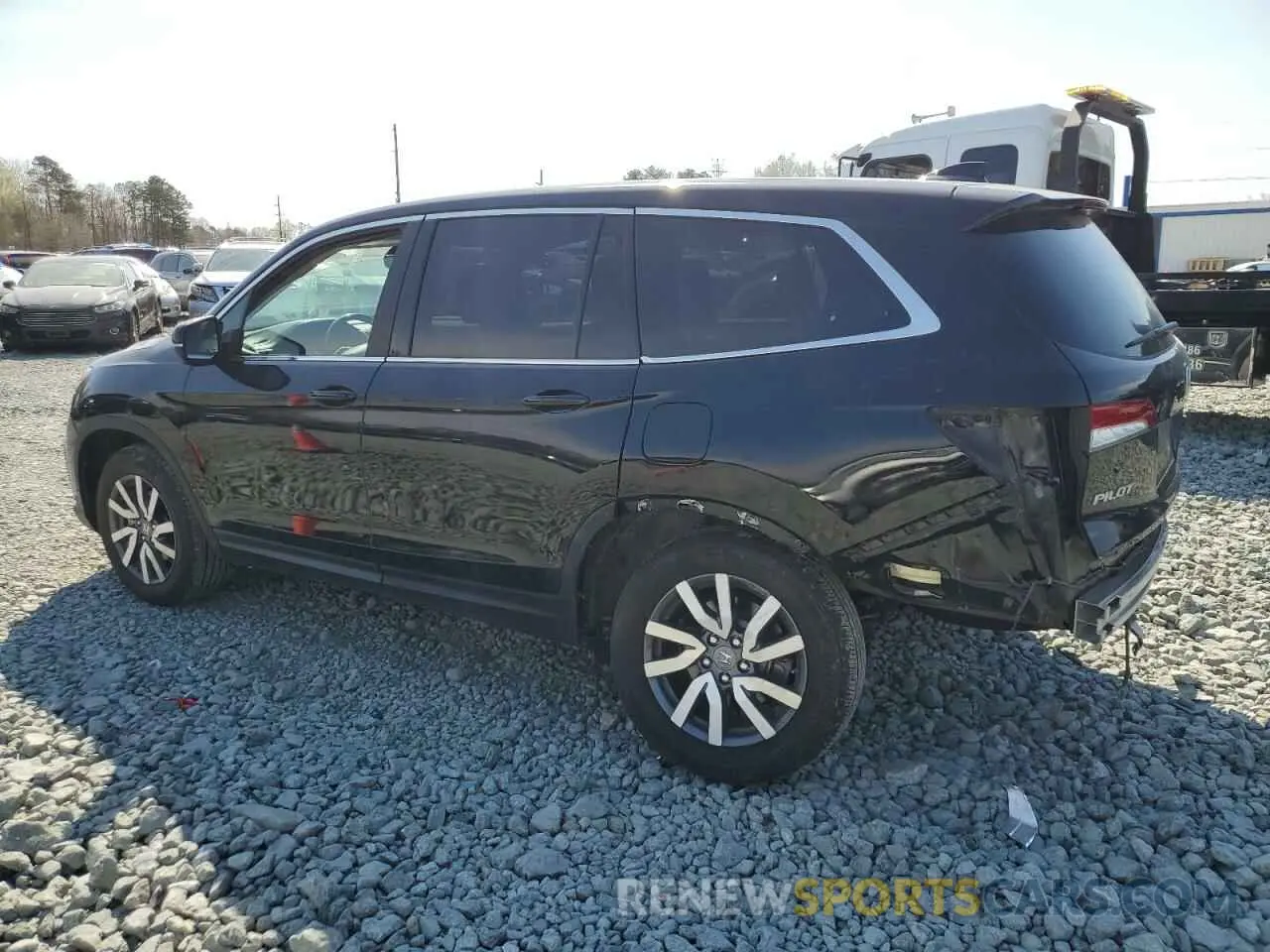 2 Photograph of a damaged car 5FNYF6H58KB070533 HONDA PILOT 2019