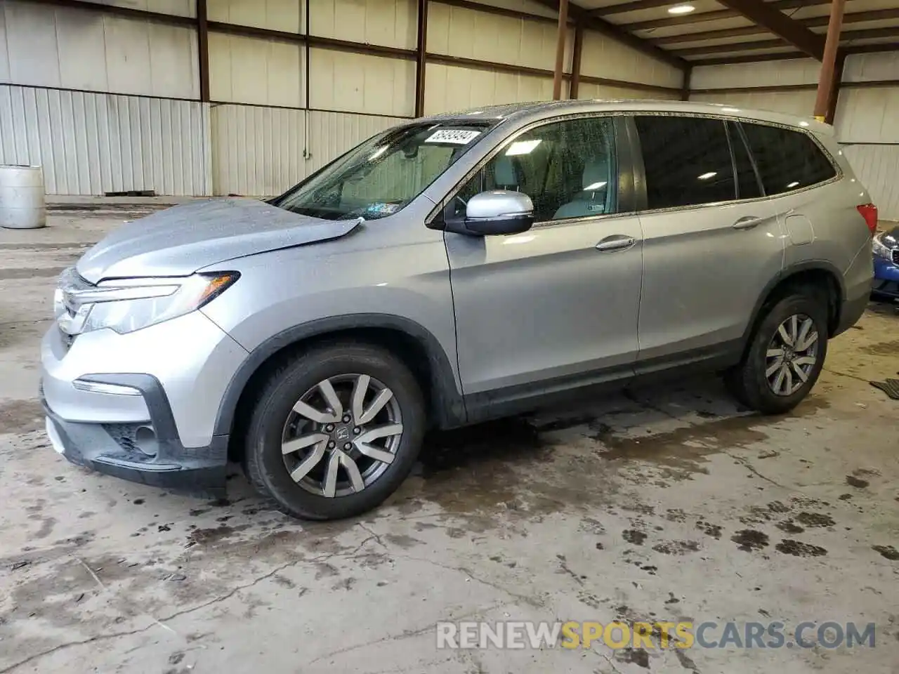 1 Photograph of a damaged car 5FNYF6H58KB094458 HONDA PILOT 2019