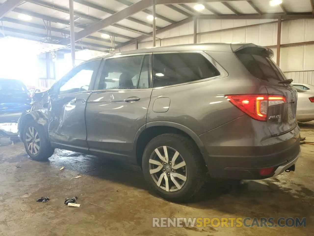 2 Photograph of a damaged car 5FNYF6H58KB100677 HONDA PILOT 2019
