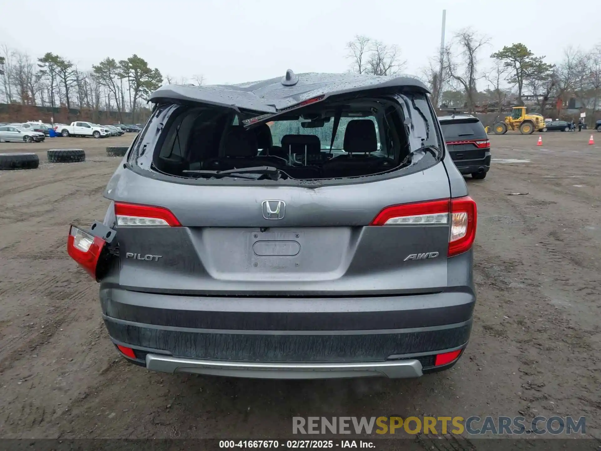 16 Photograph of a damaged car 5FNYF6H59KB059914 HONDA PILOT 2019