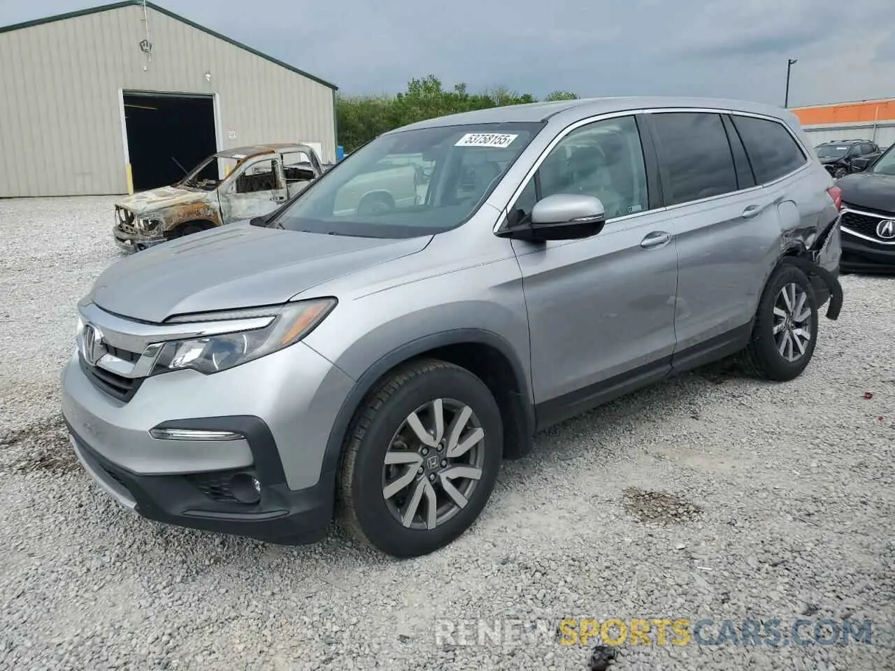 1 Photograph of a damaged car 5FNYF6H59KB099619 HONDA PILOT 2019