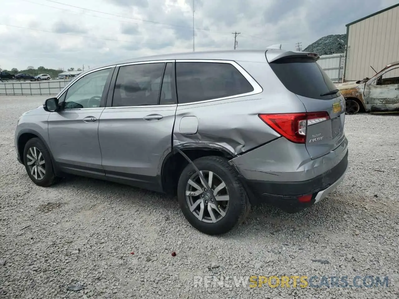 2 Photograph of a damaged car 5FNYF6H59KB099619 HONDA PILOT 2019