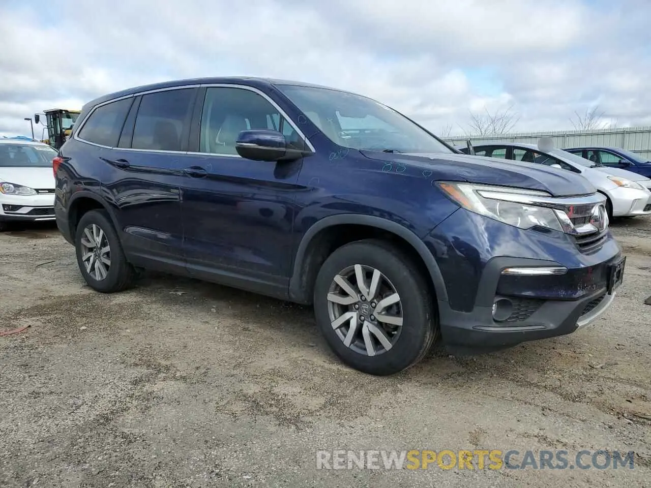 4 Photograph of a damaged car 5FNYF6H5XKB044662 HONDA PILOT 2019