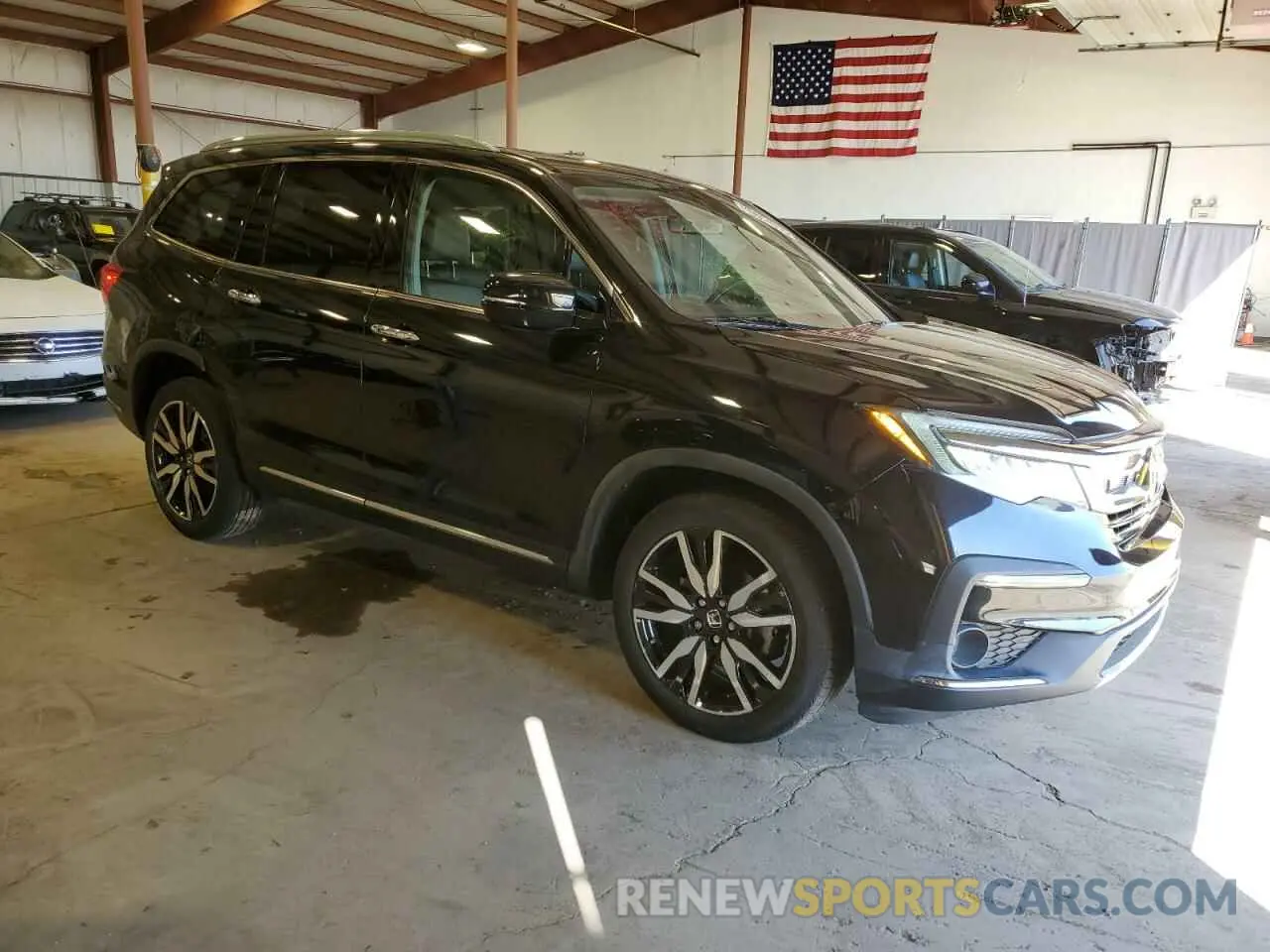 4 Photograph of a damaged car 5FNYF6H63KB098281 HONDA PILOT 2019