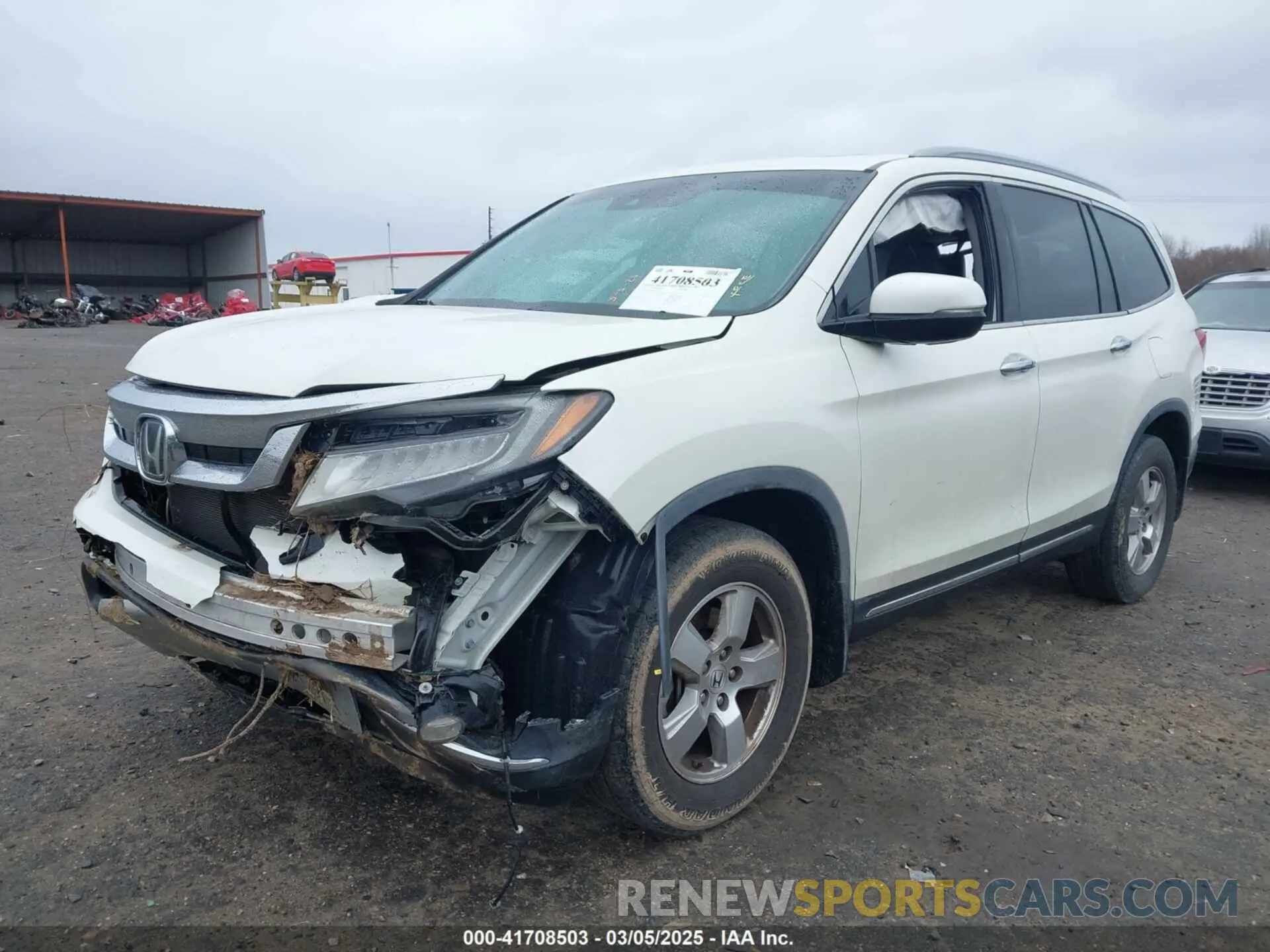 2 Photograph of a damaged car 5FNYF6H65KB035053 HONDA PILOT 2019