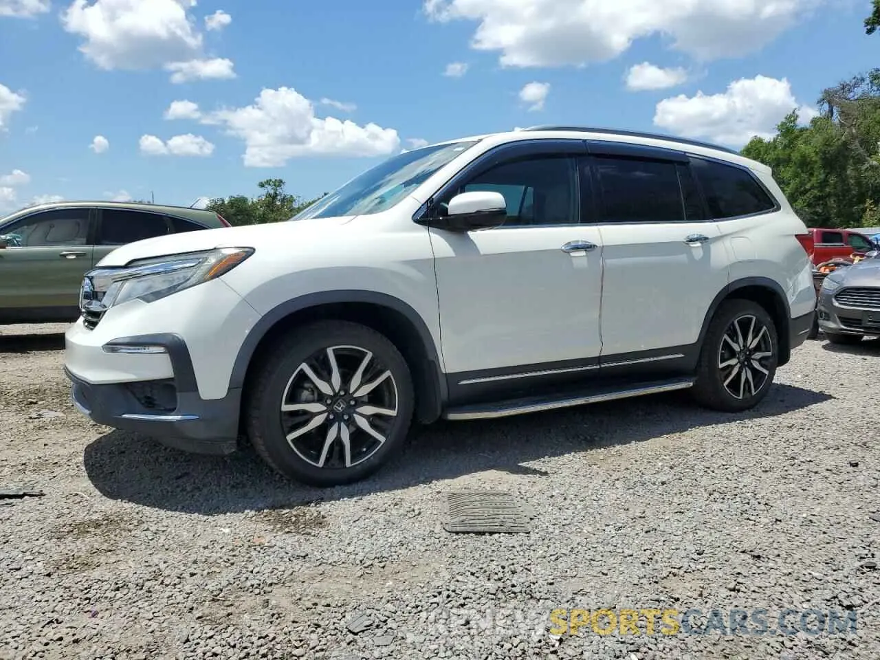 1 Photograph of a damaged car 5FNYF6H66KB006337 HONDA PILOT 2019