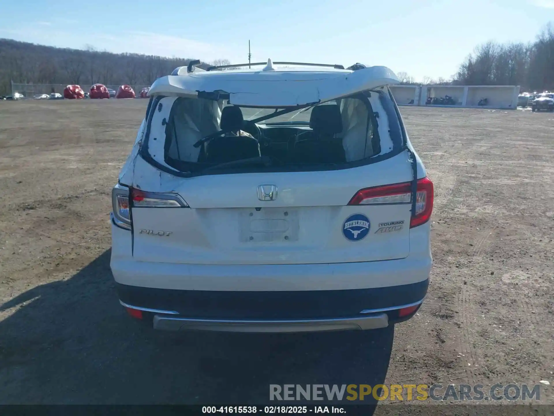 16 Photograph of a damaged car 5FNYF6H66KB073553 HONDA PILOT 2019