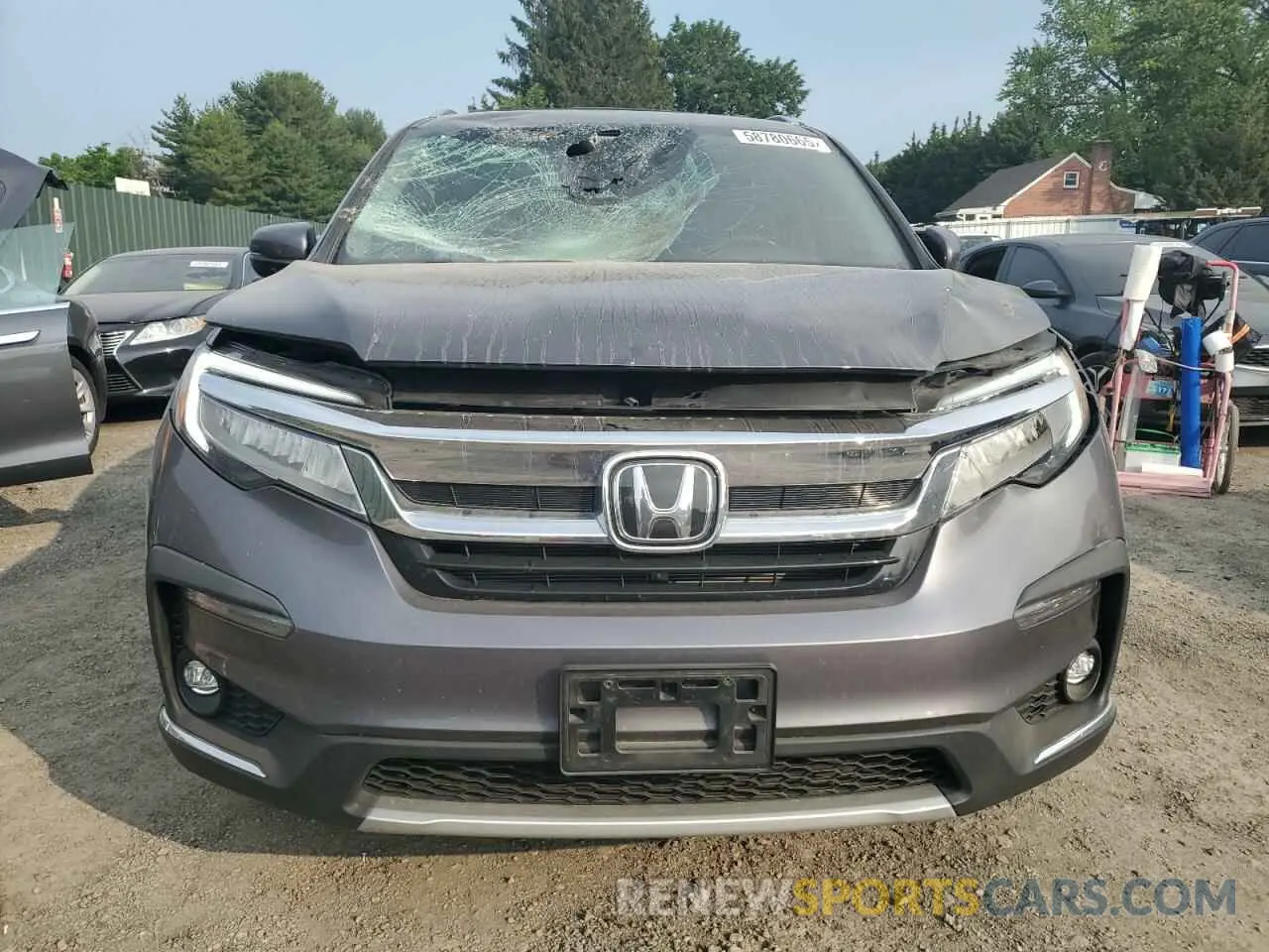 5 Photograph of a damaged car 5FNYF6H91KB016882 HONDA PILOT 2019