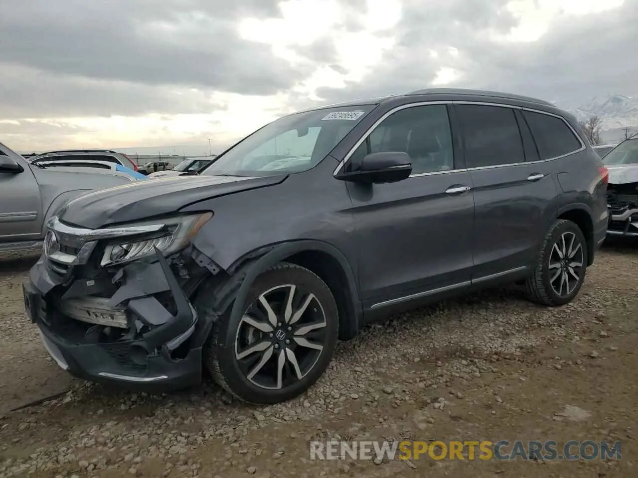 1 Photograph of a damaged car 5FNYF6H91KB053494 HONDA PILOT 2019