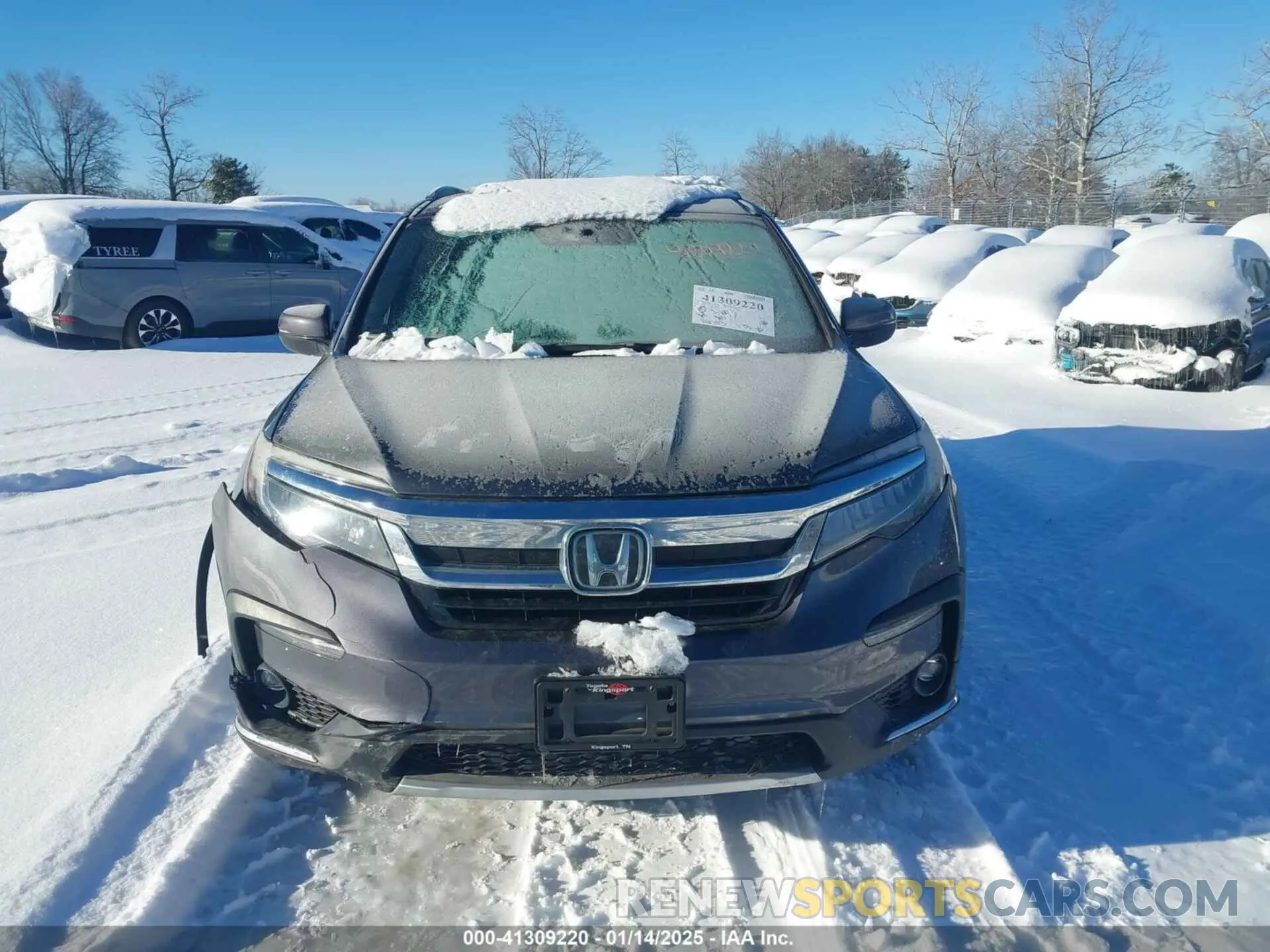 12 Photograph of a damaged car 5FNYF6H91KB094224 HONDA PILOT 2019