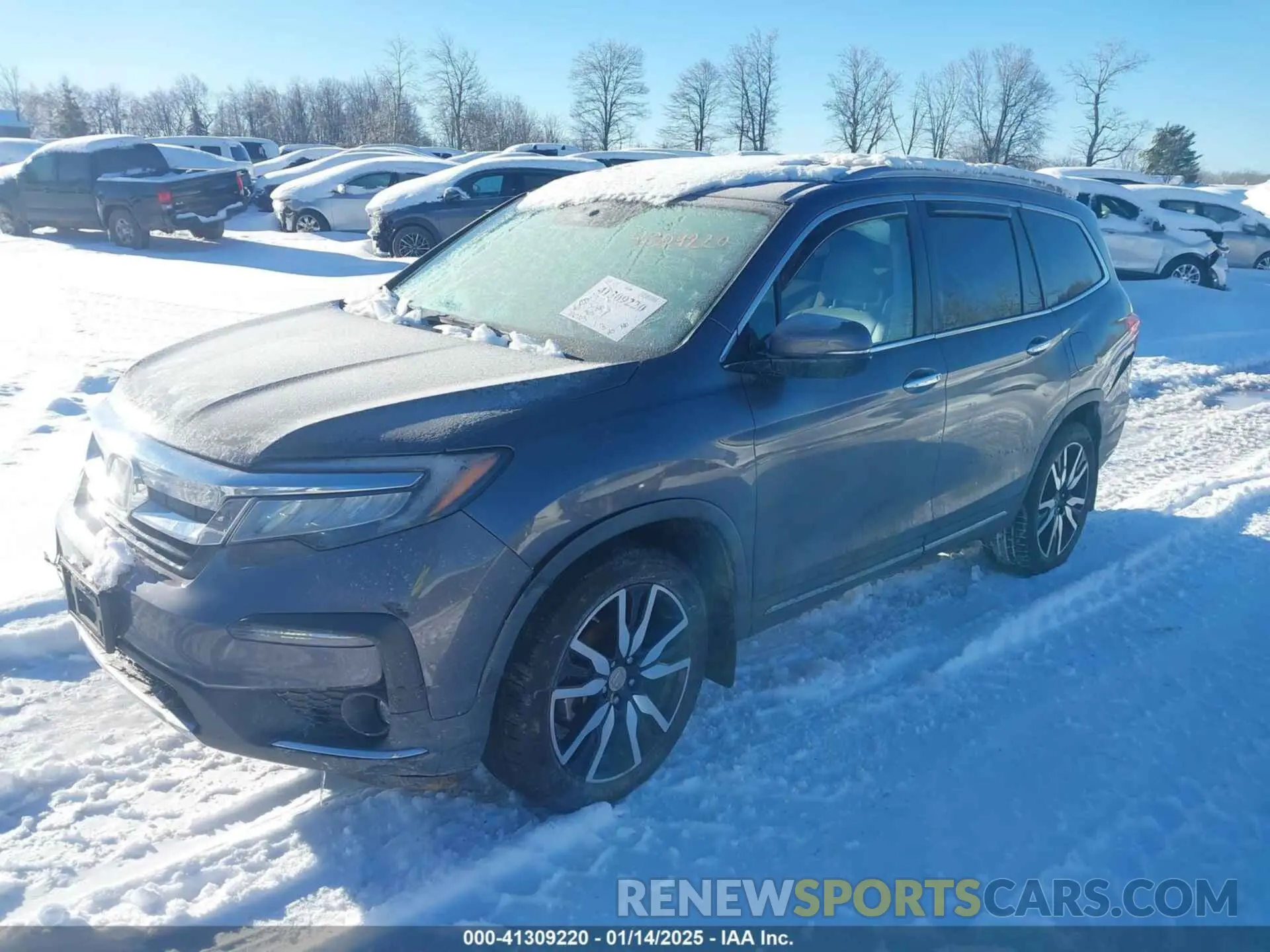 2 Photograph of a damaged car 5FNYF6H91KB094224 HONDA PILOT 2019