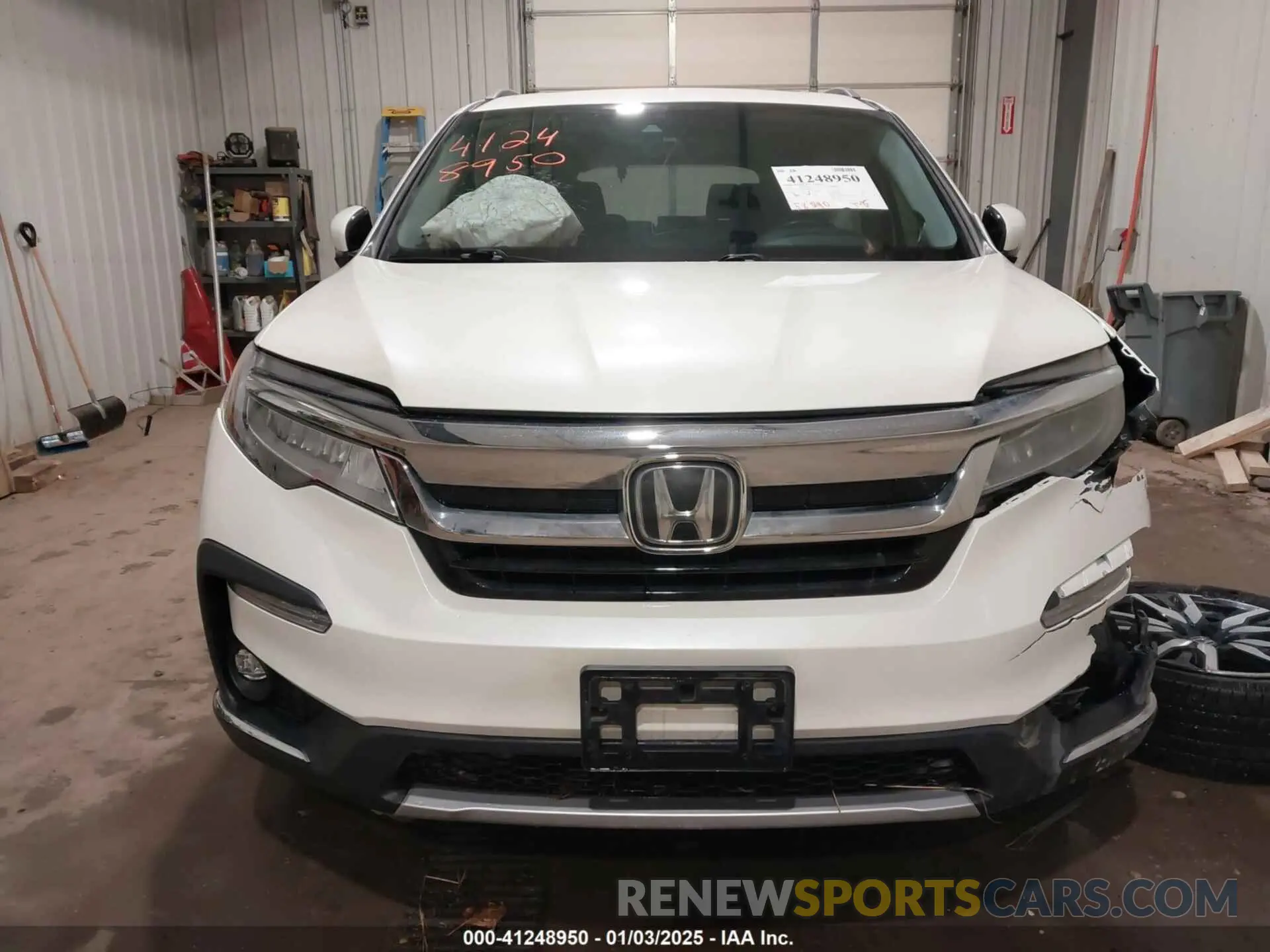 13 Photograph of a damaged car 5FNYF6H94KB052453 HONDA PILOT 2019