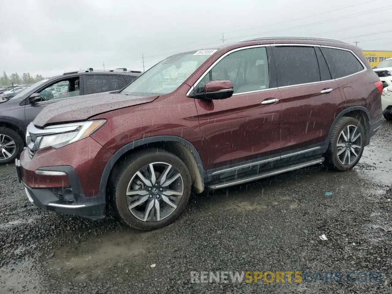 1 Photograph of a damaged car 5FNYF6H94KB056213 HONDA PILOT 2019