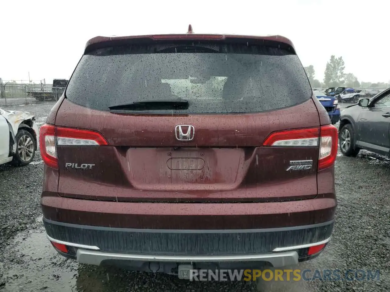 6 Photograph of a damaged car 5FNYF6H94KB056213 HONDA PILOT 2019