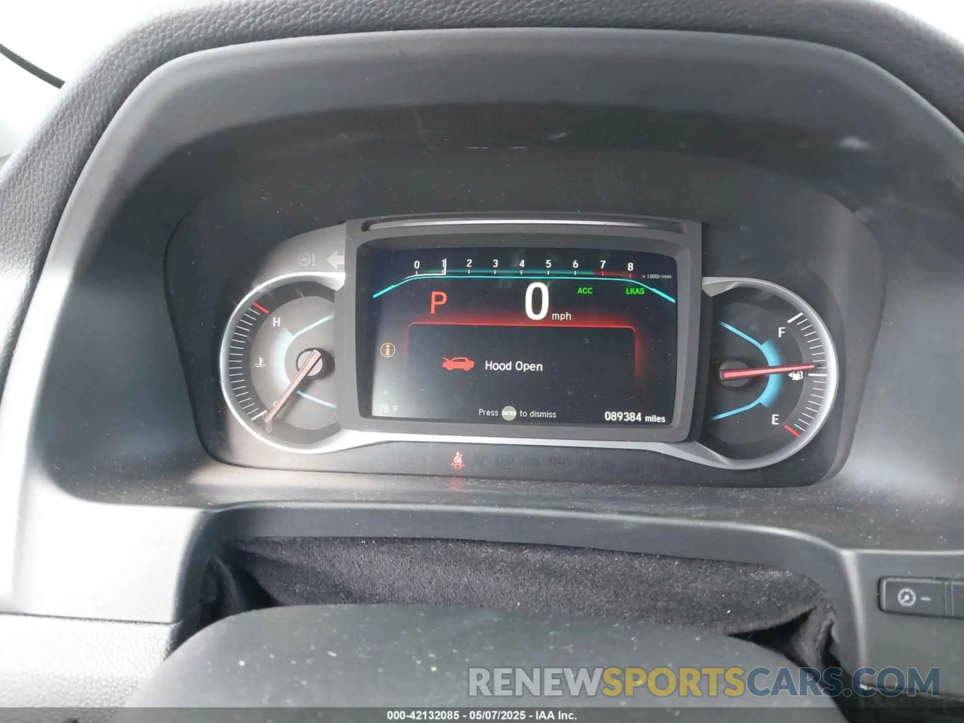 7 Photograph of a damaged car 5FNYF6H96KB015520 HONDA PILOT 2019
