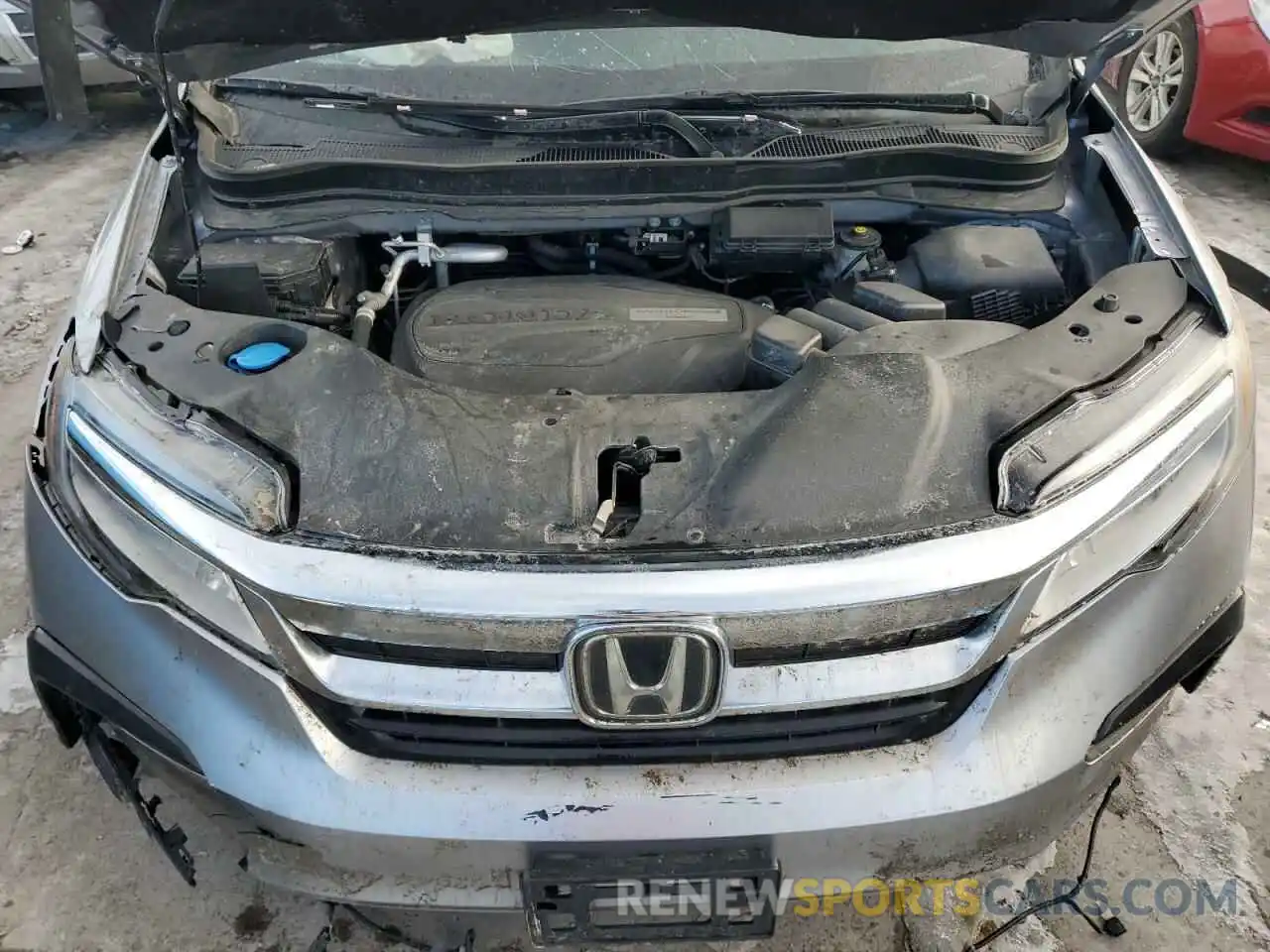 12 Photograph of a damaged car 5FNYF6H96KB097104 HONDA PILOT 2019