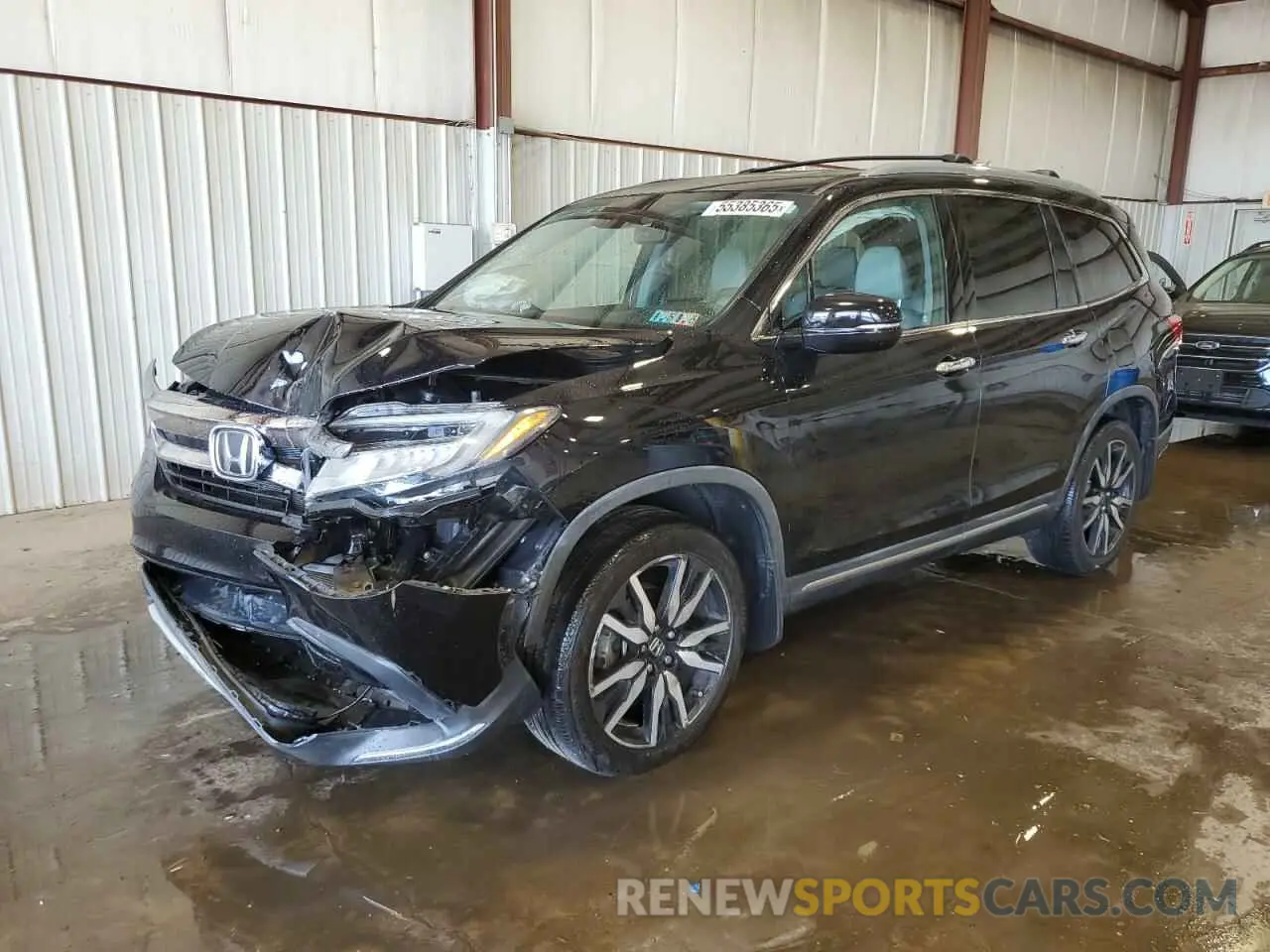 1 Photograph of a damaged car 5FNYF6H98KB033033 HONDA PILOT 2019