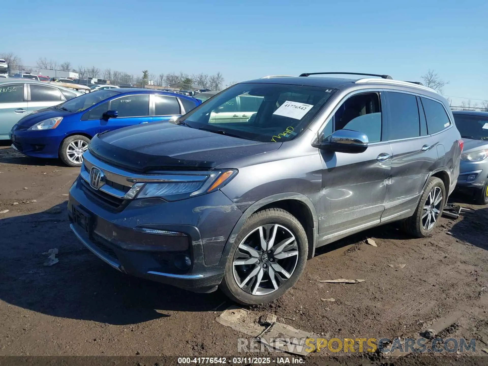 2 Photograph of a damaged car 5FNYF6H99KB016869 HONDA PILOT 2019