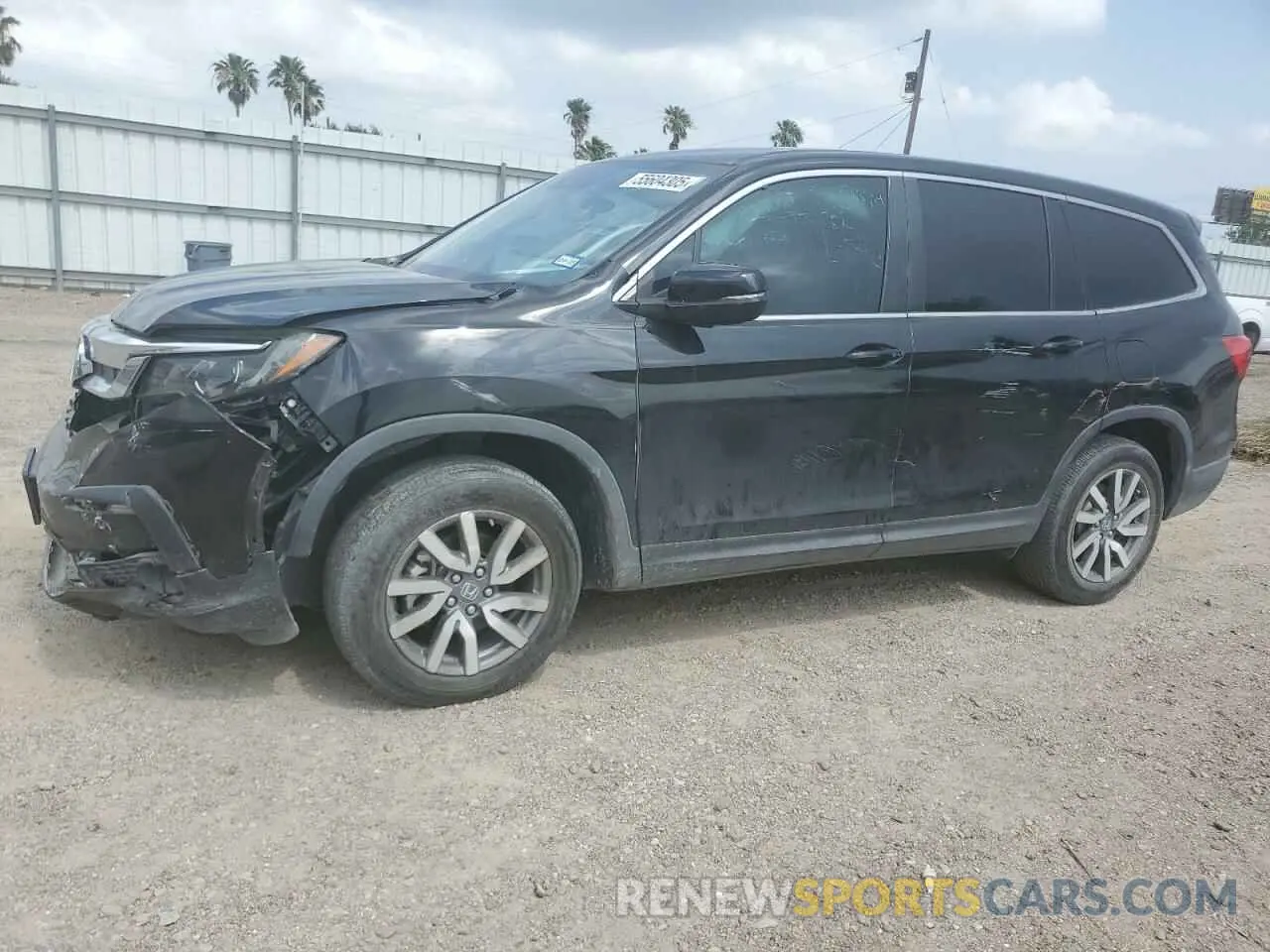 1 Photograph of a damaged car 5FNYF5H32LB010709 HONDA PILOT 2020