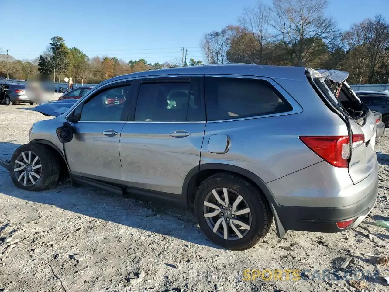 2 Photograph of a damaged car 5FNYF5H38LB027059 HONDA PILOT 2020