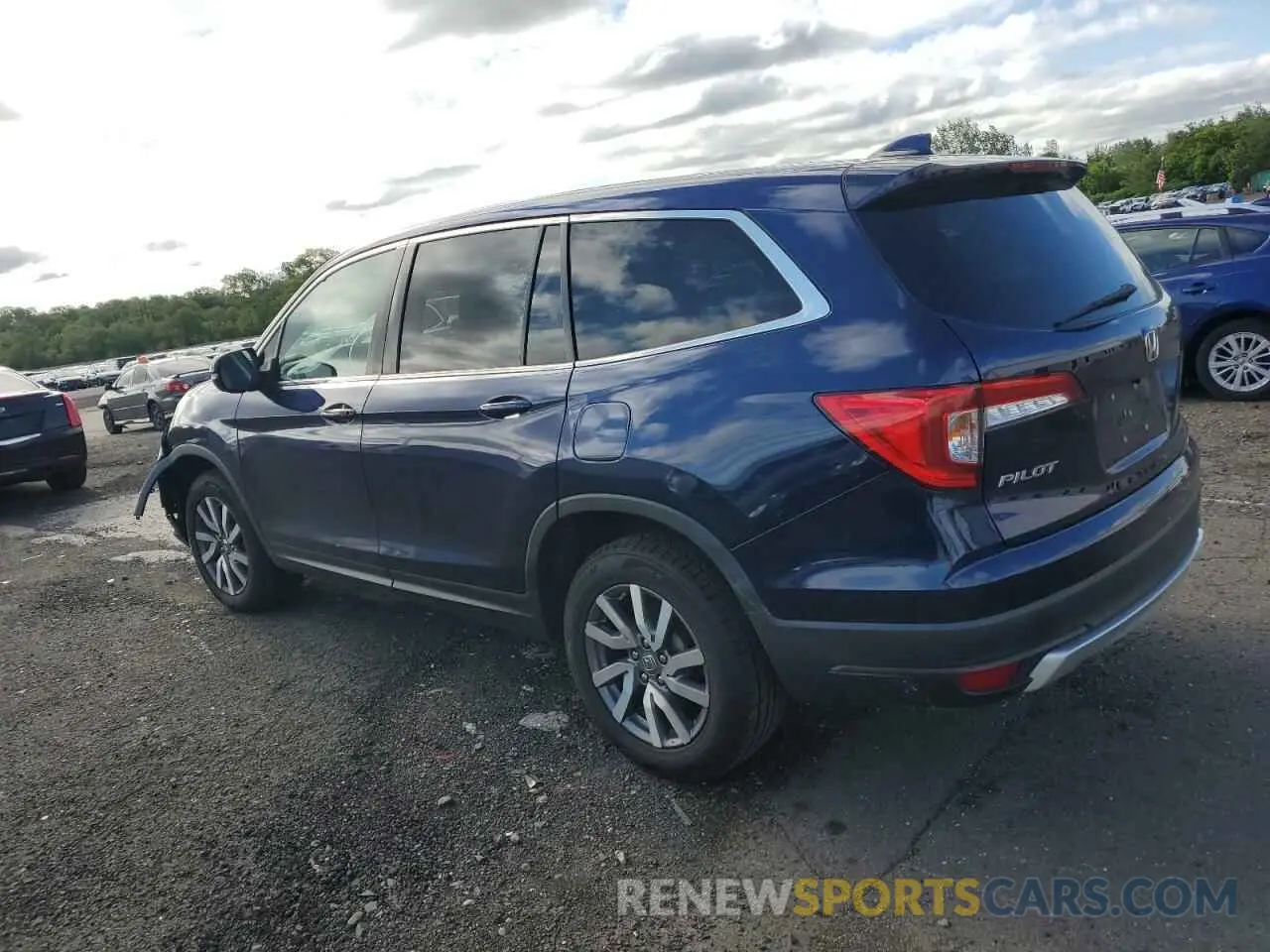 2 Photograph of a damaged car 5FNYF5H39LB016023 HONDA PILOT 2020