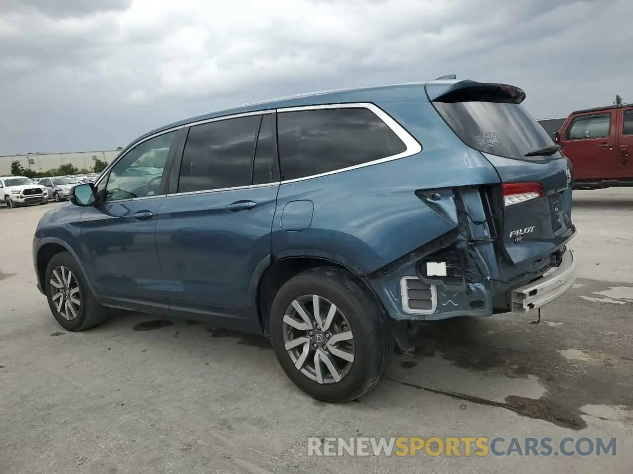 2 Photograph of a damaged car 5FNYF5H50LB010936 HONDA PILOT 2020