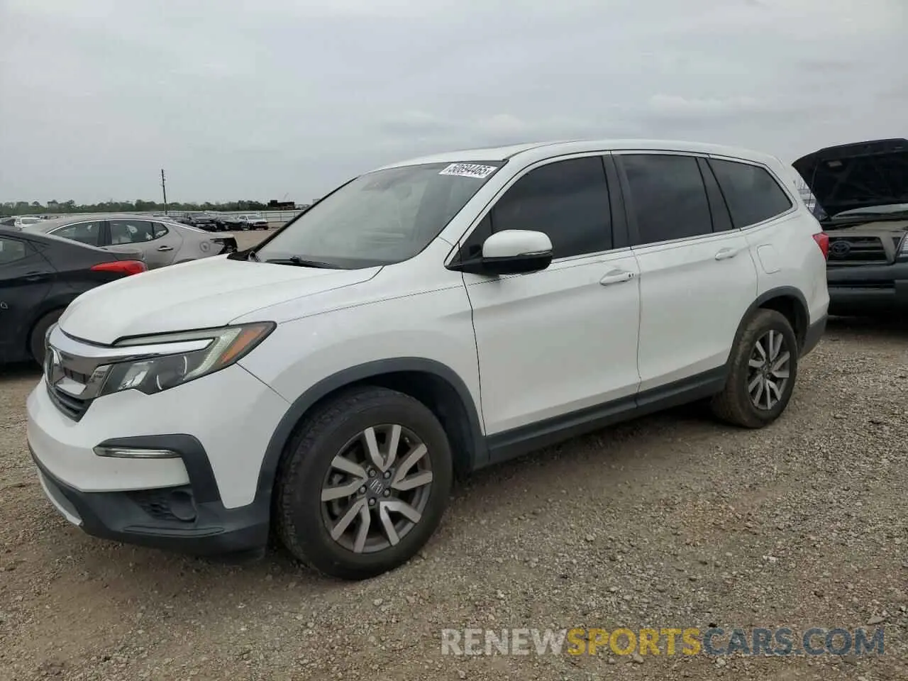 1 Photograph of a damaged car 5FNYF5H52LB029309 HONDA PILOT 2020
