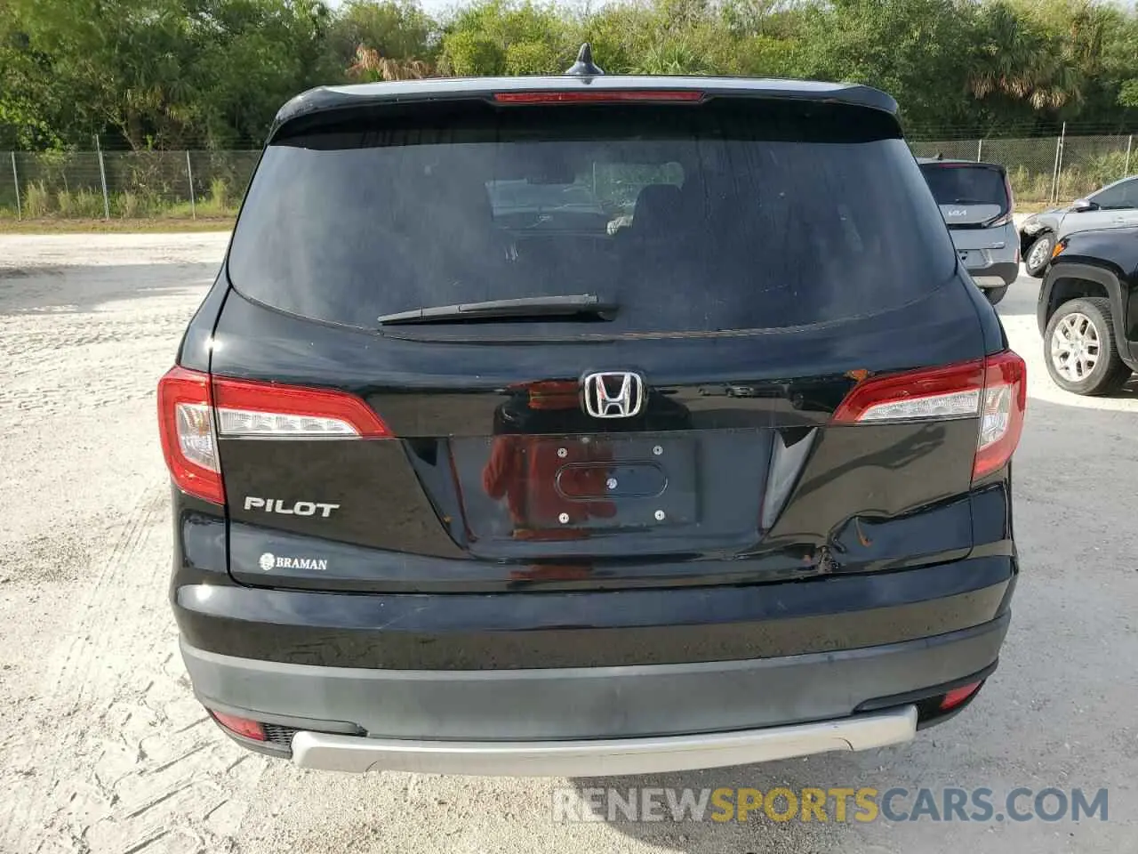 6 Photograph of a damaged car 5FNYF5H56LB005045 HONDA PILOT 2020