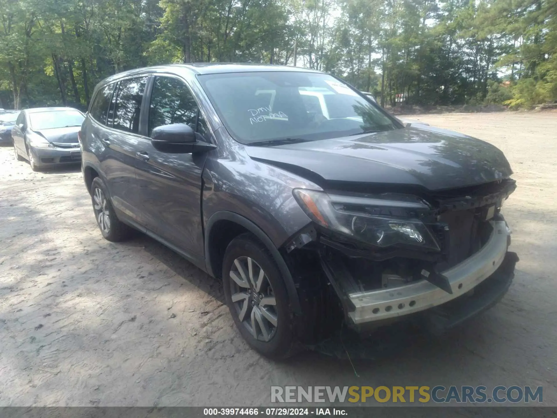 1 Photograph of a damaged car 5FNYF5H57LB003241 HONDA PILOT 2020