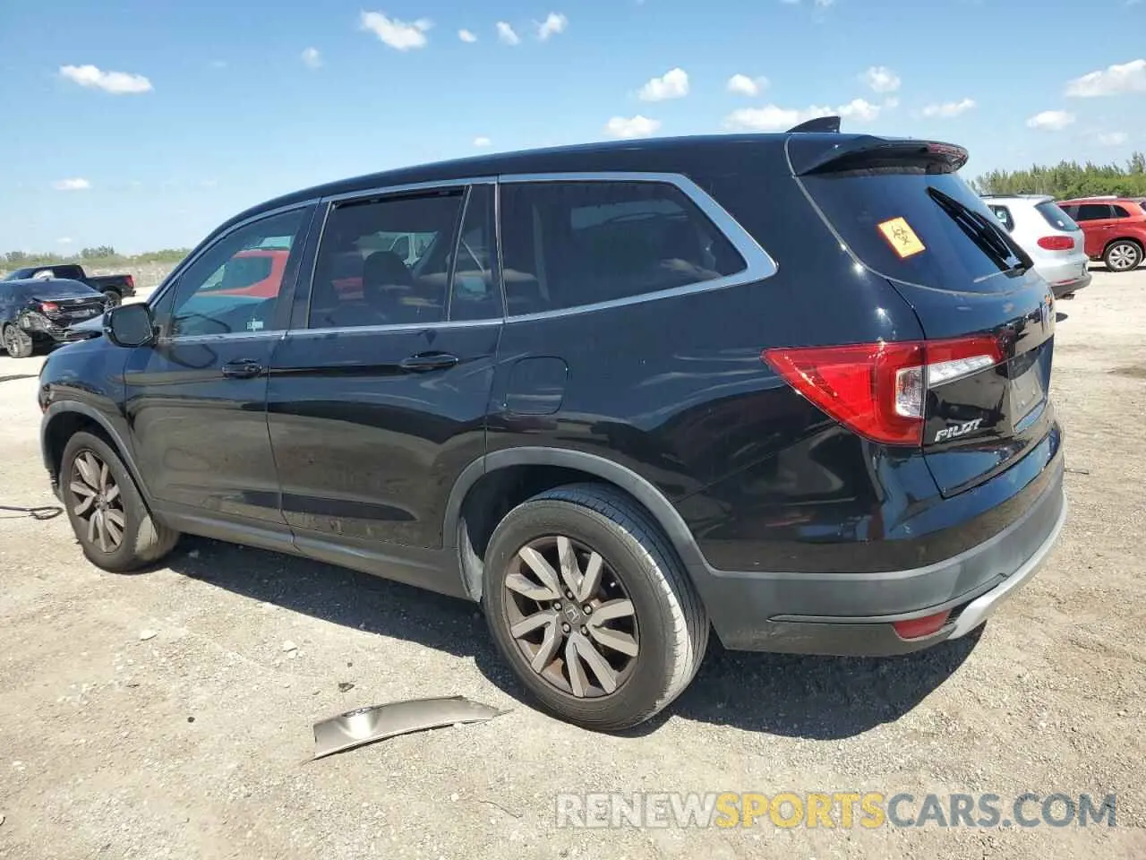 2 Photograph of a damaged car 5FNYF5H57LB019875 HONDA PILOT 2020