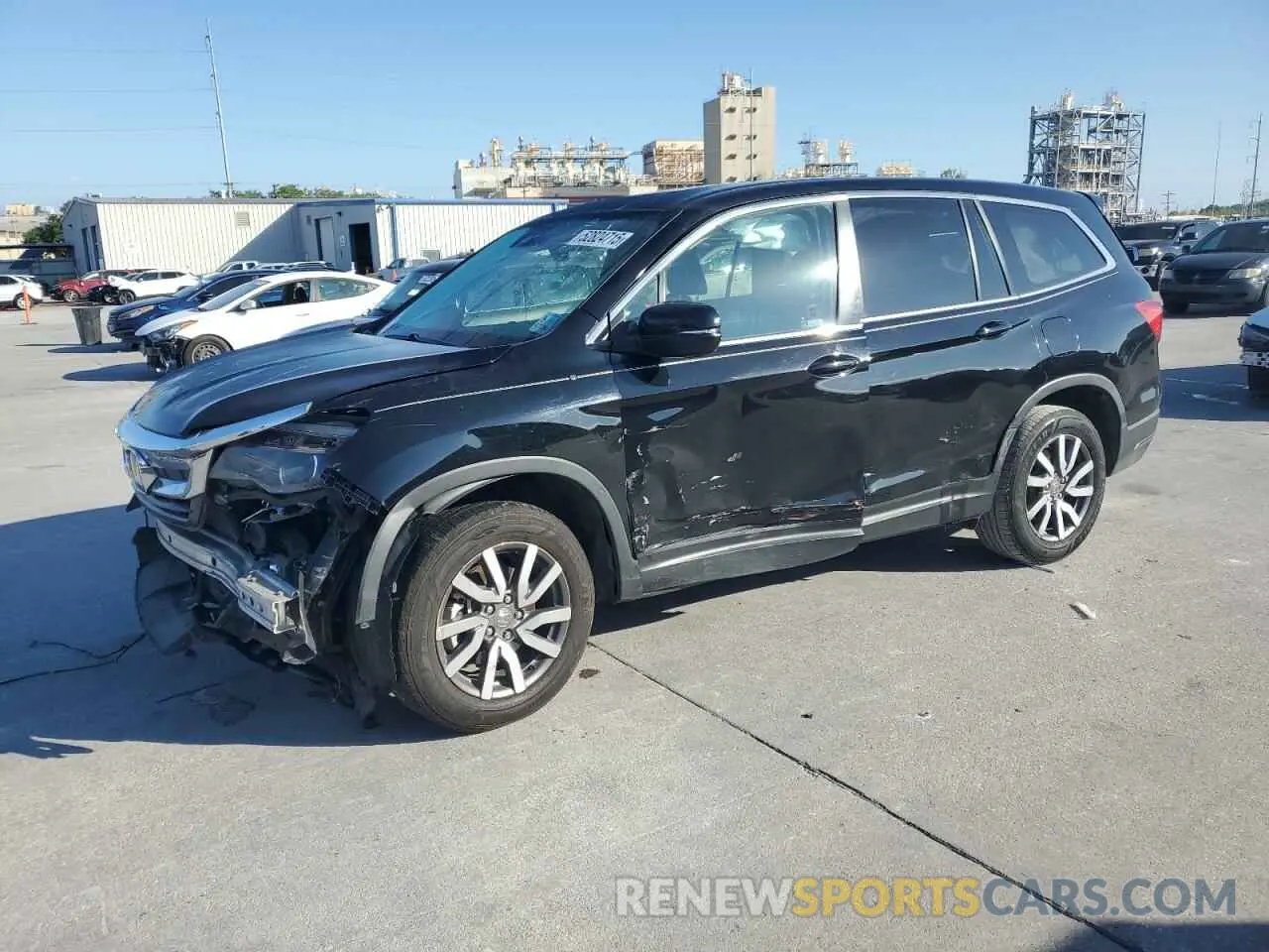 1 Photograph of a damaged car 5FNYF5H57LB019892 HONDA PILOT 2020