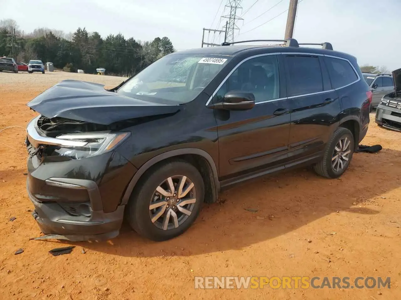1 Photograph of a damaged car 5FNYF5H59LB009624 HONDA PILOT 2020