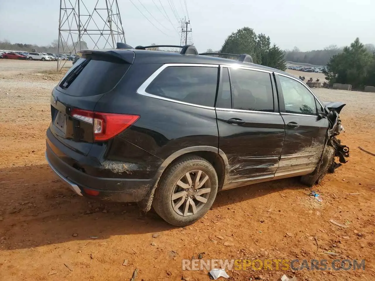 3 Photograph of a damaged car 5FNYF5H59LB009624 HONDA PILOT 2020