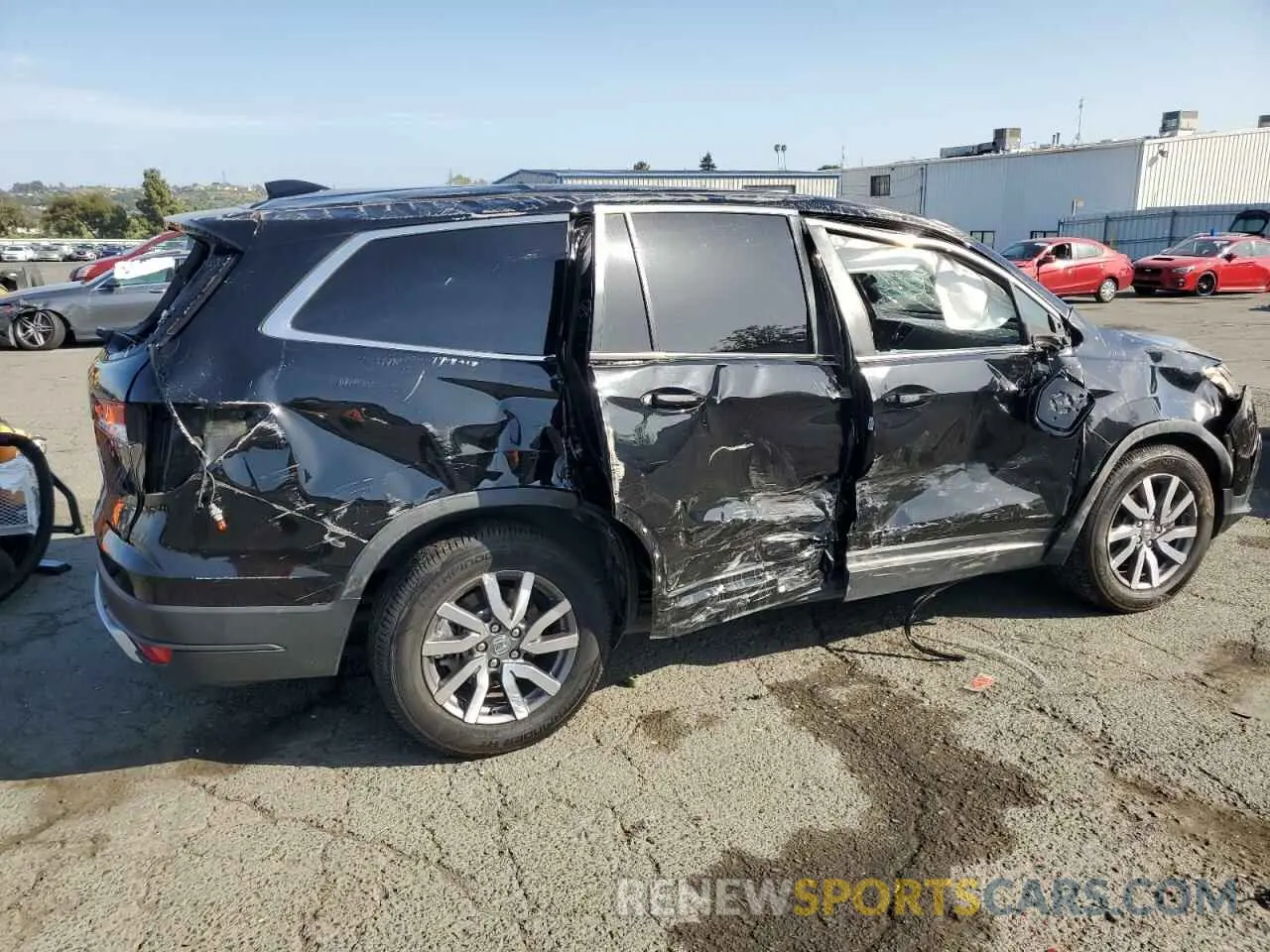 3 Photograph of a damaged car 5FNYF5H5XLB011429 HONDA PILOT 2020