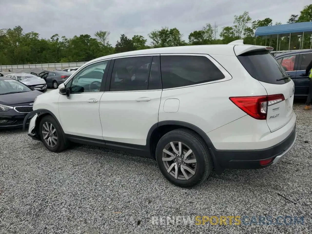 2 Photograph of a damaged car 5FNYF5H5XLB025072 HONDA PILOT 2020