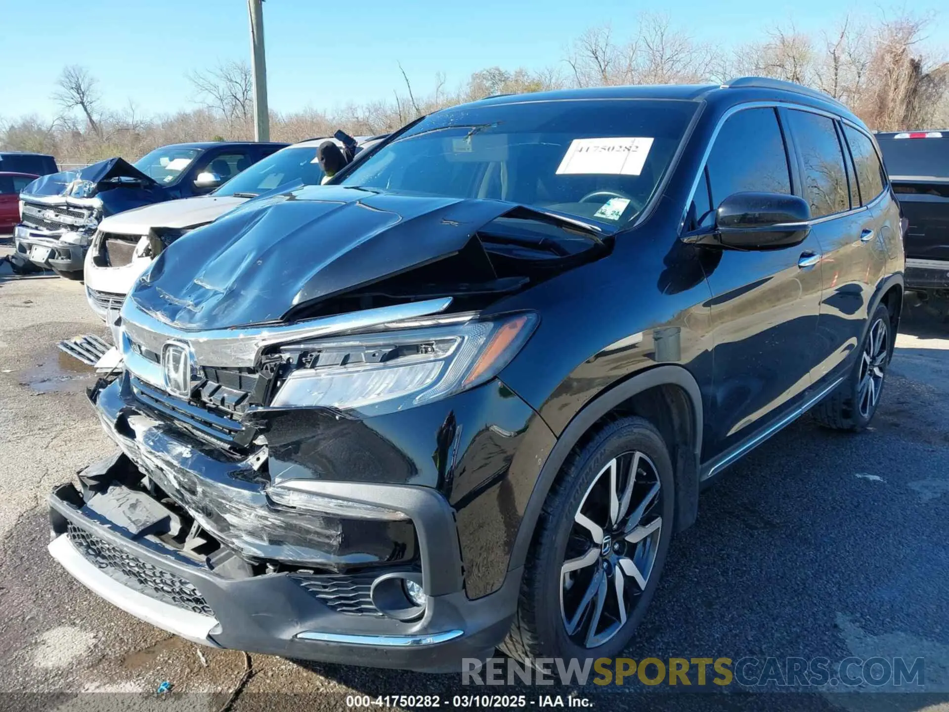 2 Photograph of a damaged car 5FNYF5H64LB006073 HONDA PILOT 2020