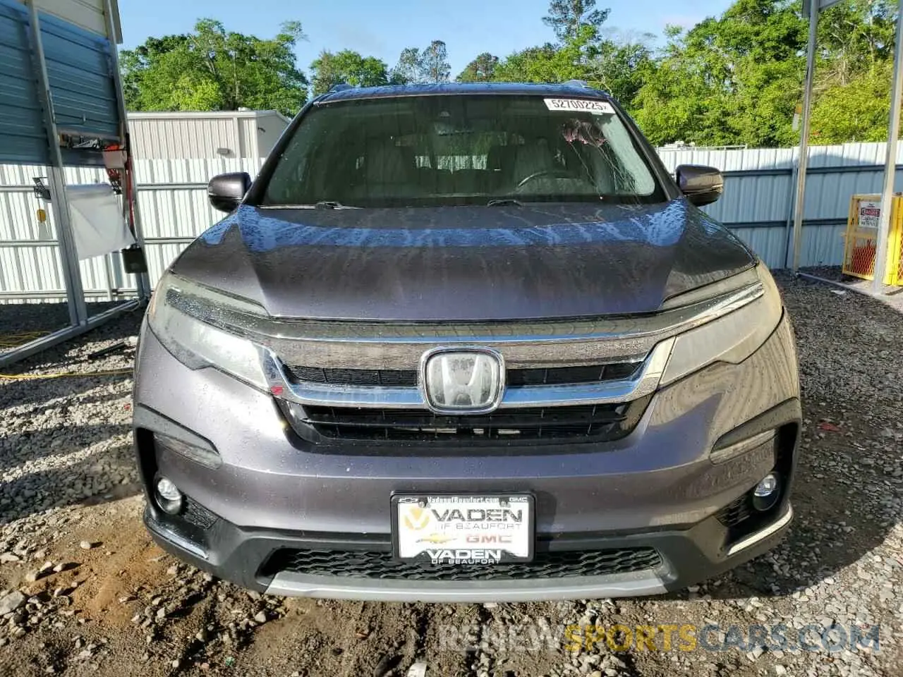 5 Photograph of a damaged car 5FNYF5H91LB019356 HONDA PILOT 2020