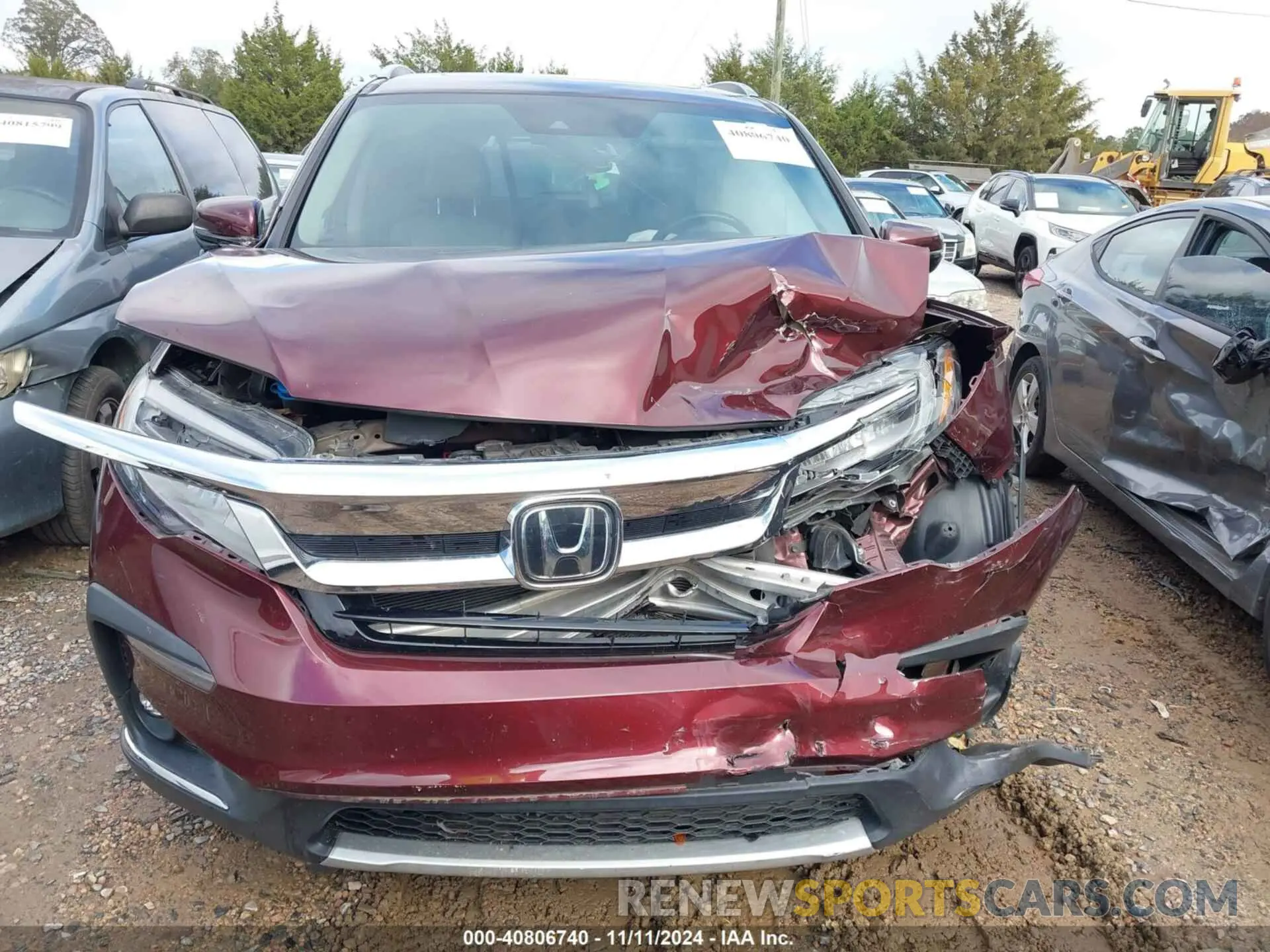 12 Photograph of a damaged car 5FNYF5H94LB012062 HONDA PILOT 2020
